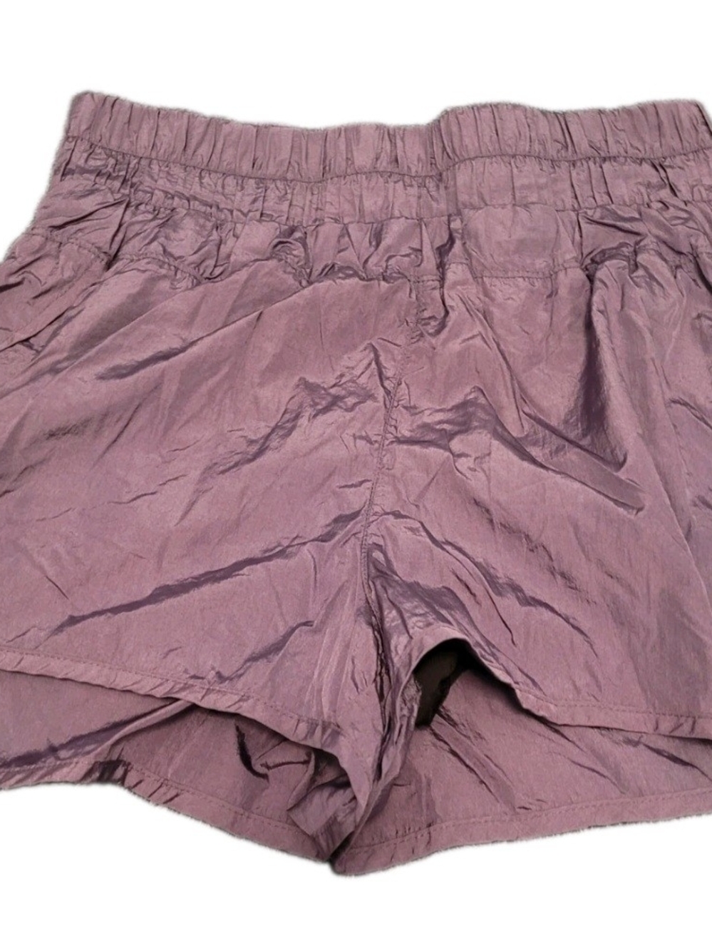 FP Movement Free People Women’s Large Plum 2 in 1 Running Shorts Built In Liner